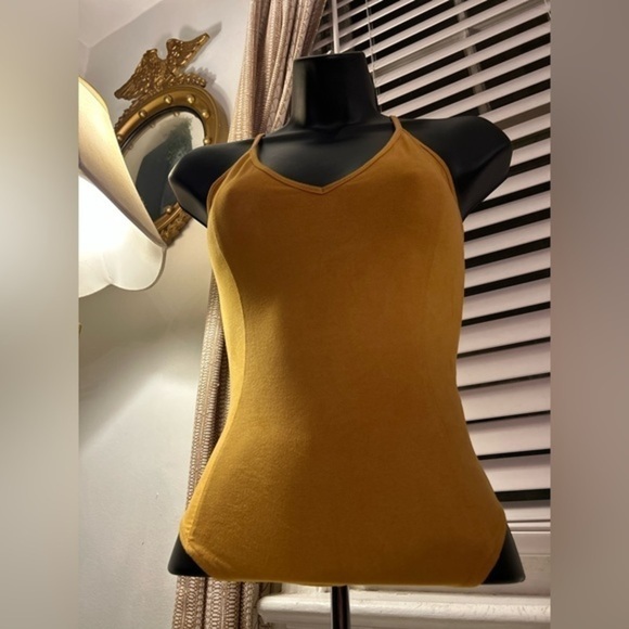 Mustard yellow bodysuit, size Small - Picture 3 of 6